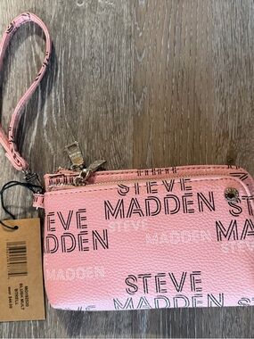 Steve Madden Multi Blush Wristlet Wallet Purse